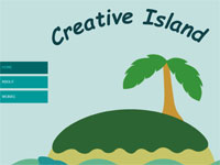 Webマーケティングデザイナー養成科 37期生作品 Creative-Island